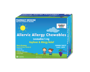 Allervic Chewables (Grape Flavour)