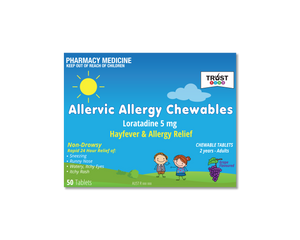 Allervic Chewables (Grape Flavour)