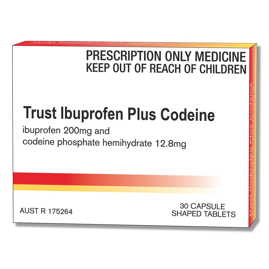 Ibuprofen + Codeine x 30 tabs