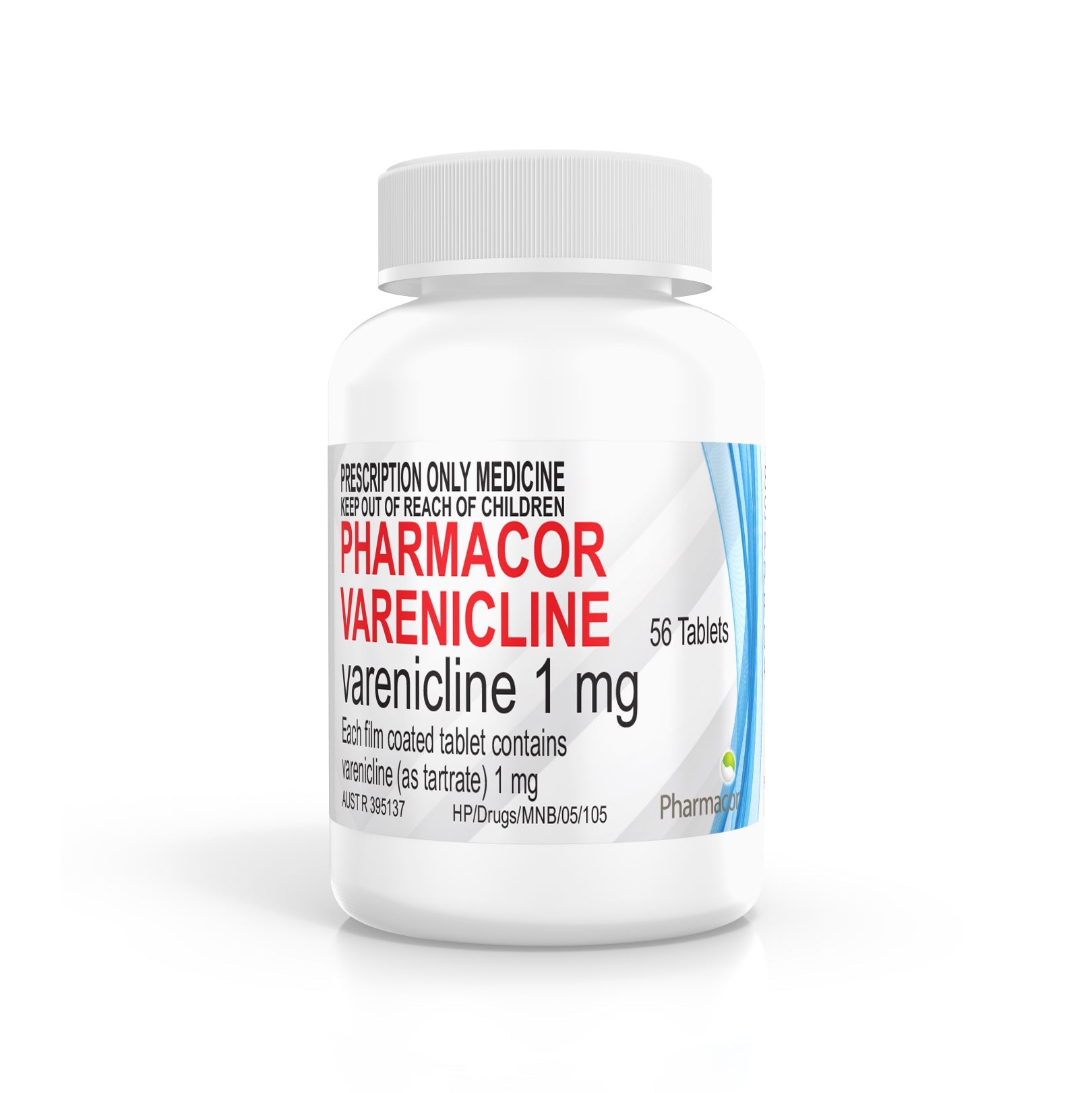 Varenicline 1mg x 56 tabs bt