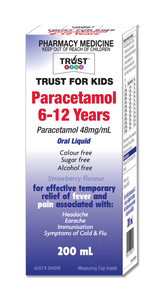 Paracetamol 6-12 yrs (Kids)