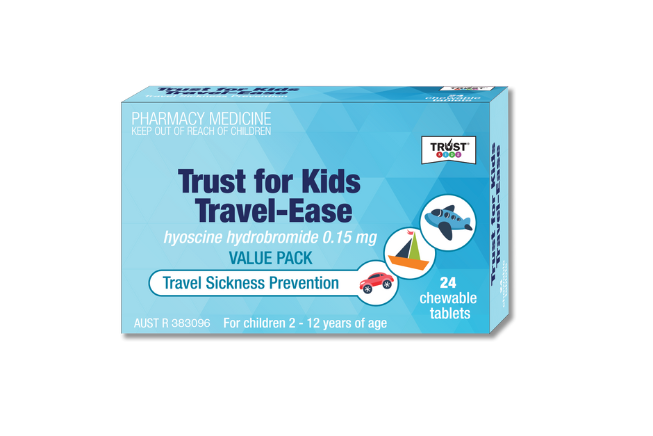Trust for Kids Travel-Ease Hyoscine Hydrobromide 0.15mg x 24 tabs