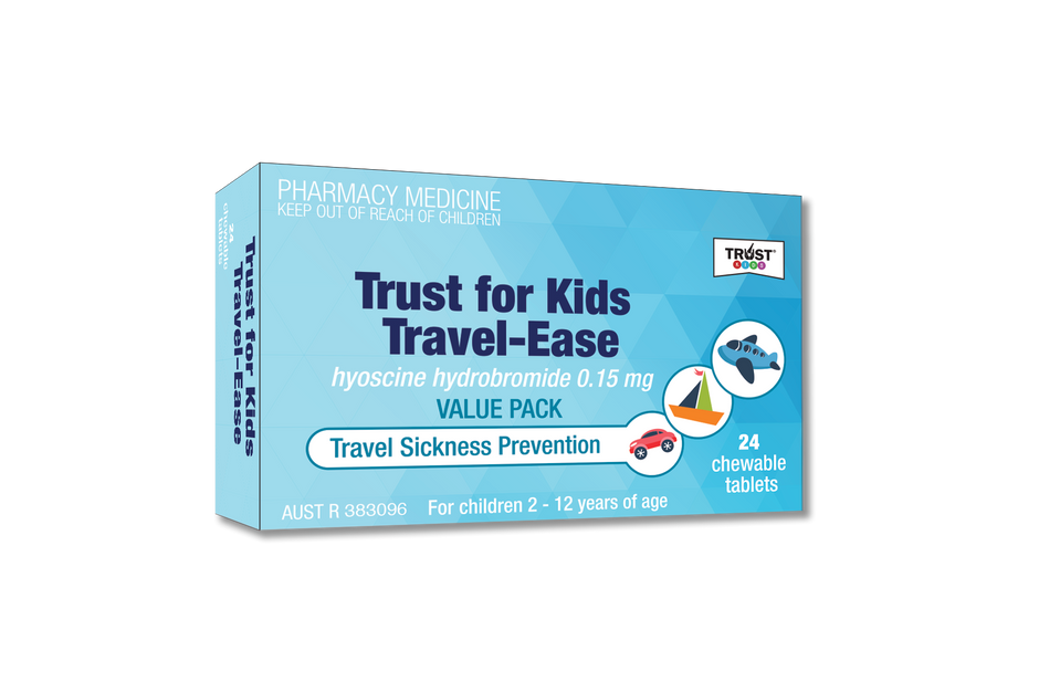 Trust for Kids Travel-Ease Hyoscine Hydrobromide 0.15mg x 24 tabs
