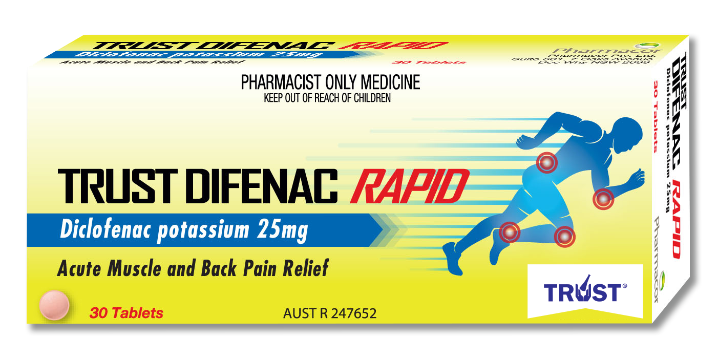 Difenac Rapid x 30 tabs