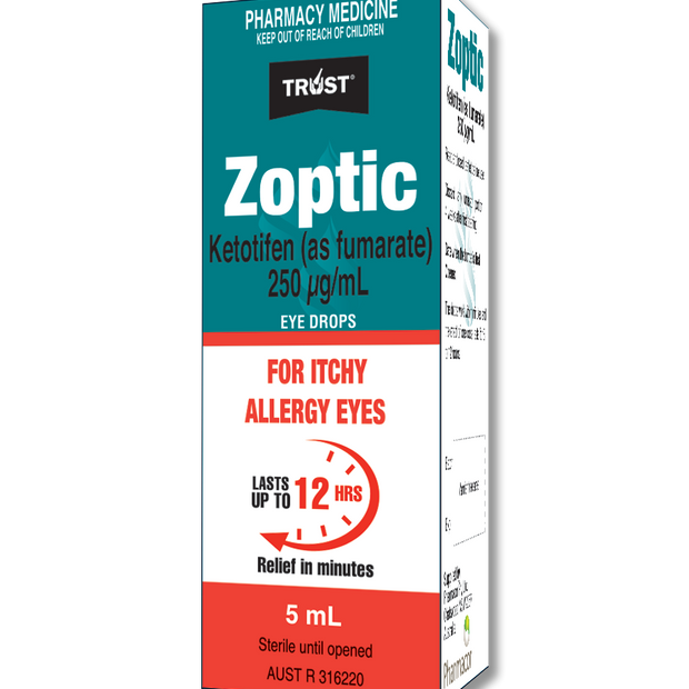 Zoptic Eye Drops (Ketotifen)